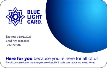 Blue Light Card